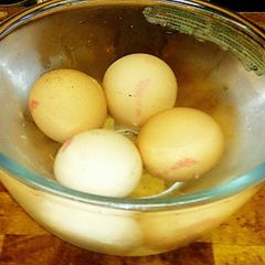 A picture of Tex's Tips for Fresh Eggs.