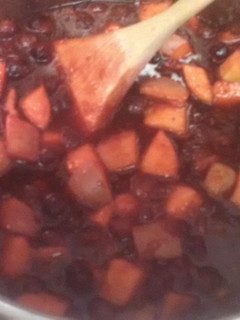A picture of Cranberry sauce.