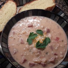 A picture of 2 day Bean Chowder.
