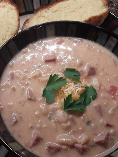 A picture of 2 day Bean Chowder.