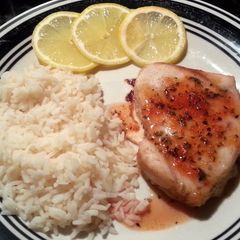 A picture of Honey-Orange Glazed Swordfish.