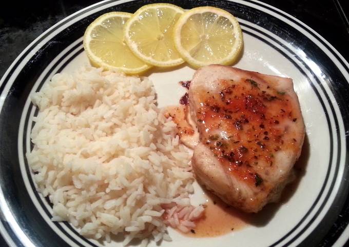 Easiest Way to Prepare Ultimate Honey-Orange Glazed Swordfish