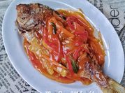 Gambar kakap merah asam manis