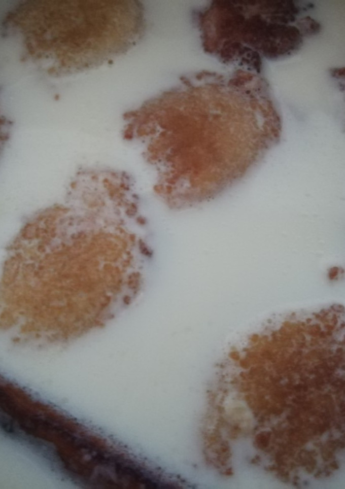 Una foto de Huevillos con leche