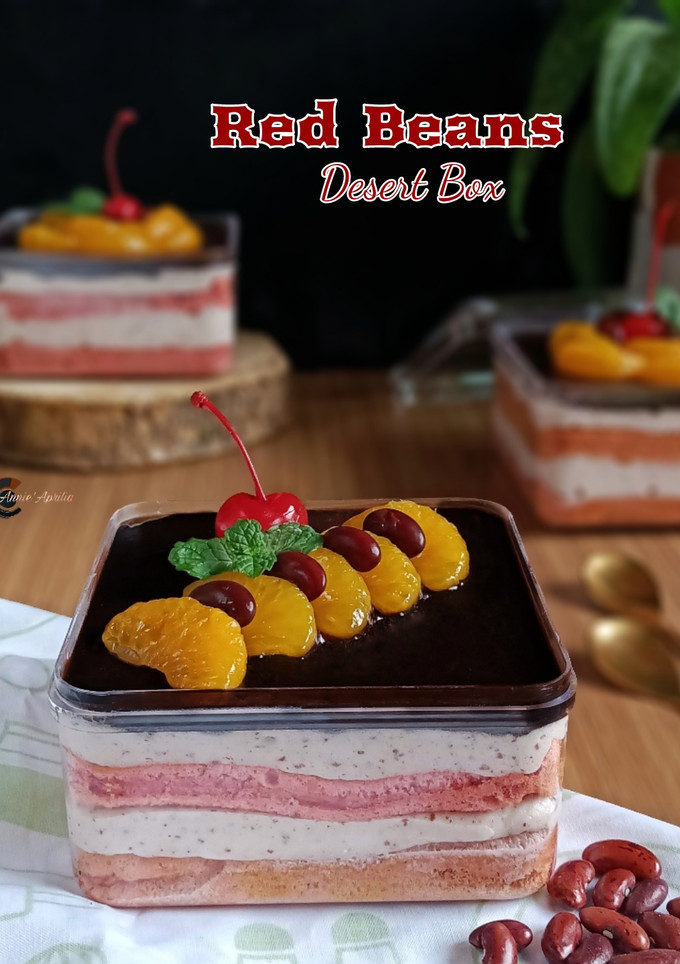 Foto resep Red Beans Desert Box