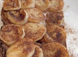Foto de Tosta de Banana com Manteiga de Amêndoa
