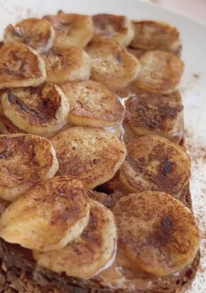 Foto de Tosta de Banana com Manteiga de Amêndoa
