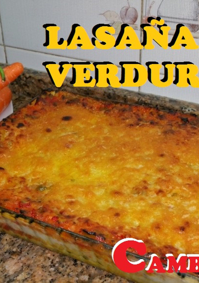 Una foto de Lasaña de verduras