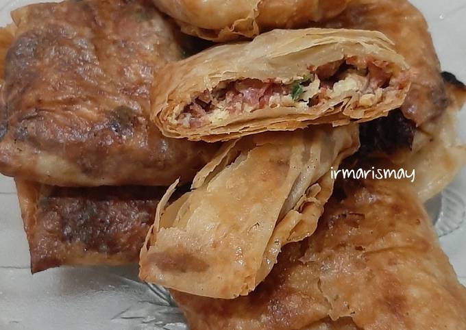 Resep: 81. Martabak Telur Kornet Murah
