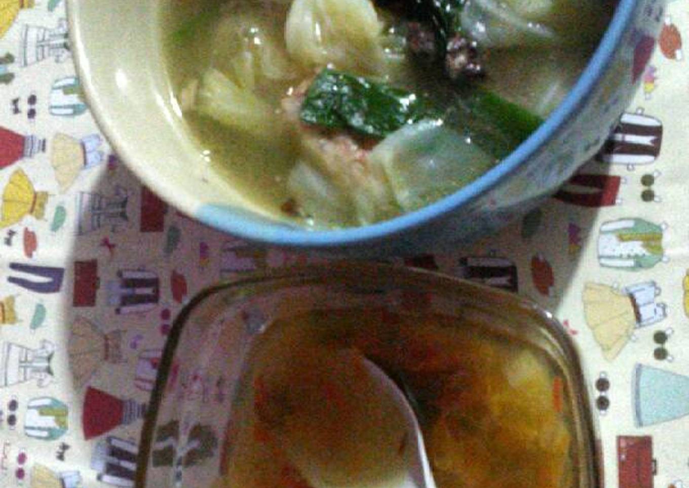 Sup ayam sambal kuah