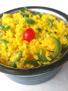 ক্যাপসিকাম পোলাও রেসিপির প্রধান ছবি