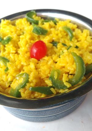 ক্যাপসিকাম পোলাও রেসিপির প্রধান ছবি