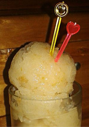 Una foto de Helado de Pera de Agua Light