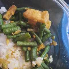 A picture of Oseng Kacang Panjang Tempe.