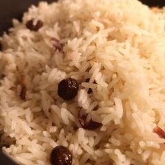 A picture of Butter raisin cinnamon rice.