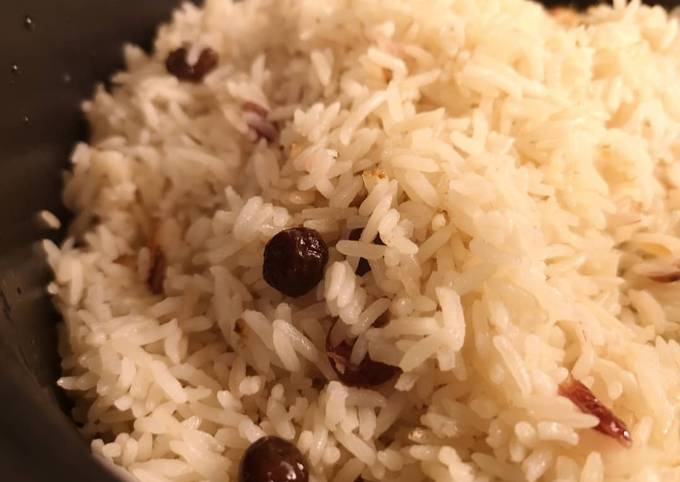 Butter raisin cinnamon rice