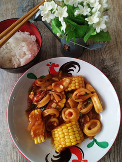 Foto resep Cumi Saus Padang