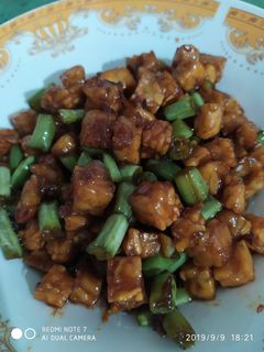 Foto resep Orek Buncis Tempe