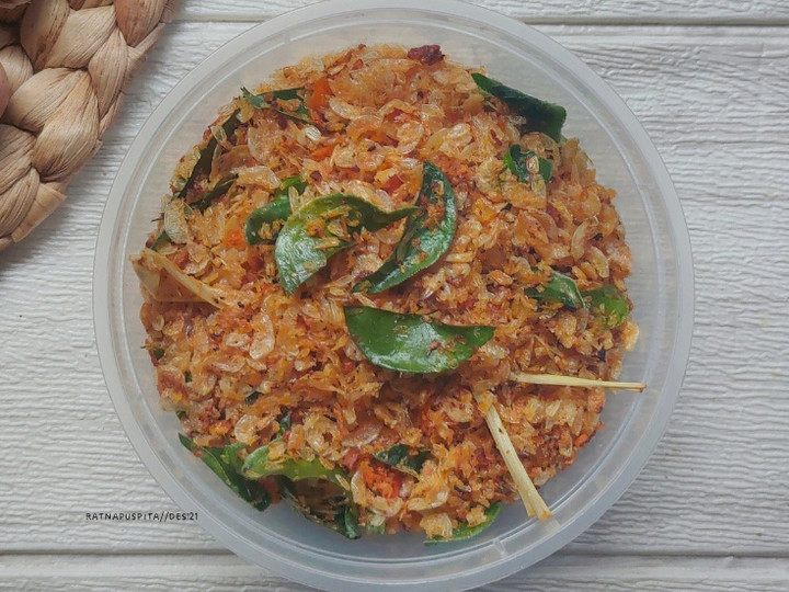 Cara Gampang Membuat Udang Rebon (Rese) Kering Pedas yang Enak Banget