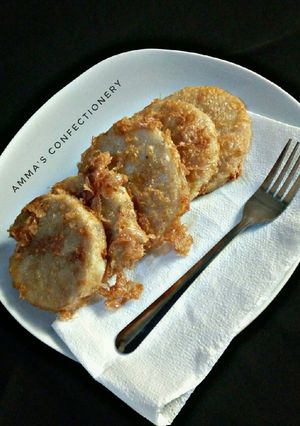 A picture of Egg Coated Yam.