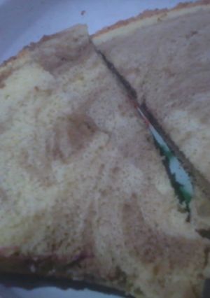 Foto resep bolu zebra teflon (super simpel)