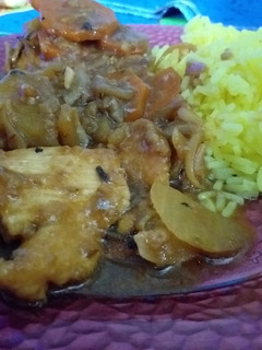 Una foto de Pollo a la cerveza negra