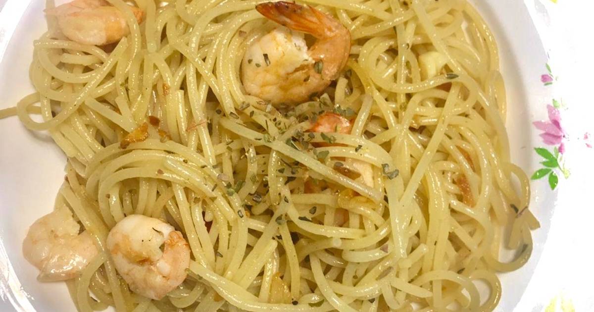 535 resep  aglio  olio  udang enak dan sederhana ala rumahan 