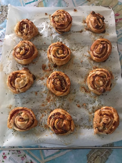 Una foto de Rollitos de hojaldre salados