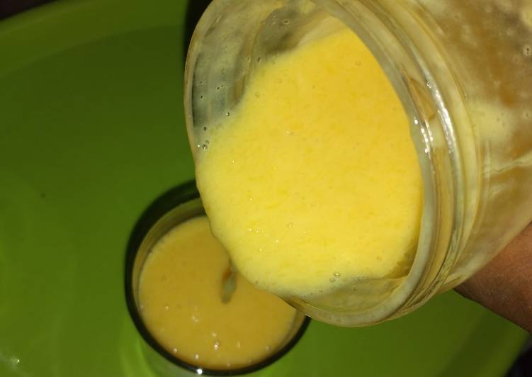Step-by-Step Guide to Prepare Super Quick Homemade Mango milkshake