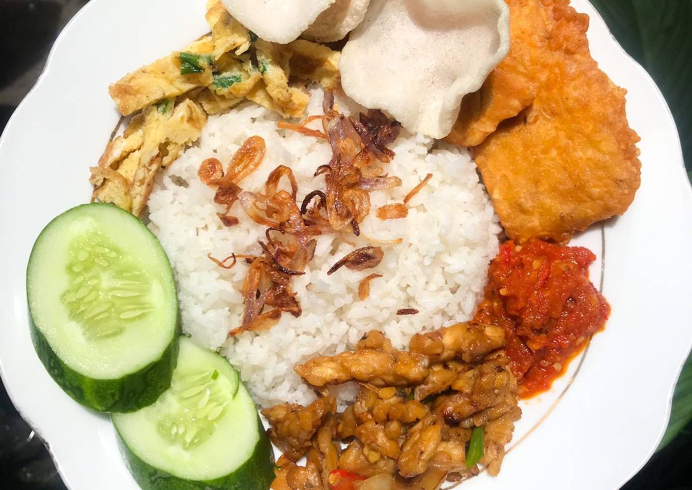 Nasi Merah Uduk