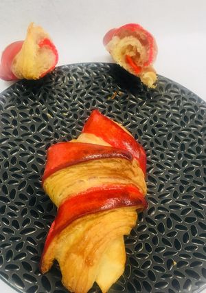 Une photo de Croissant bi-colore