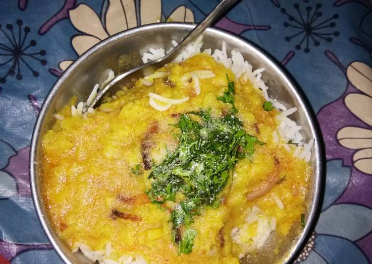 Recipe of Appetizing Arhar Dal Chawal