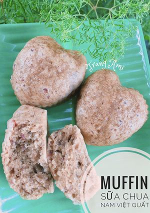 Hình của món Ăn dặm - Muffin sữa chua nam việt quốc không bột nở.