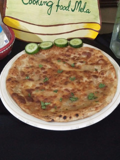 A picture of Potato cheese stuffd paratha.