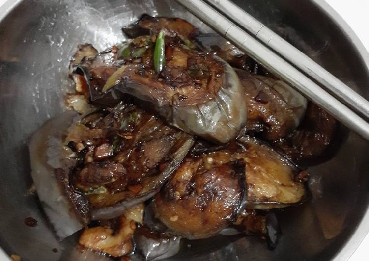 Terong kecap mushroom