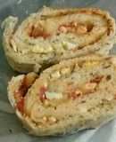 Arrollado de pizza