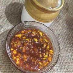 Raw mango pickle(chundo) A picture of Raw mango pickle(chundo).