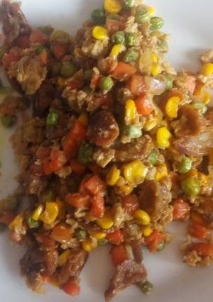 A picture of Kikiam Omelette.