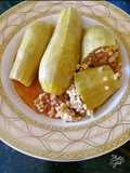 Stuffed Zucchini with Bulgur