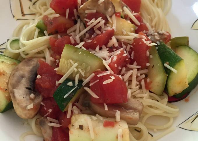 Easiest Way to Prepare Favorite Mediterranean Vegetable Pasta