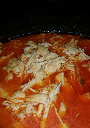 A picture of Italian buffalo chicken (low carb).