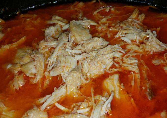 Recipe of Homemade Italian buffalo chicken (low carb)