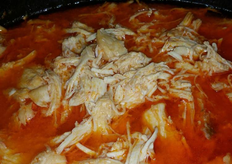 Recipe of Homemade Italian buffalo chicken (low carb)