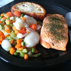 A picture of Oven Cooked Salmon.