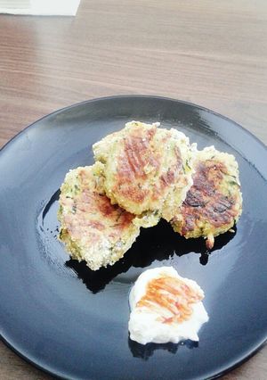 A picture of Zucchini Patties.