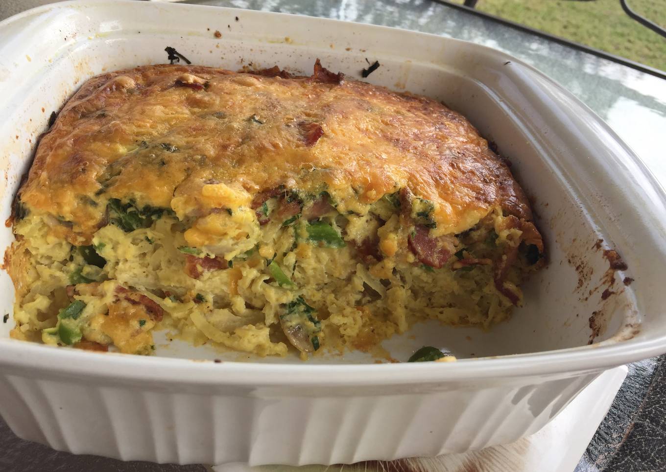 Hash Brown Bacon Casserole