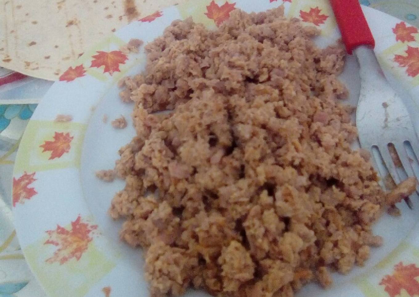 Haciendo rendir el atún