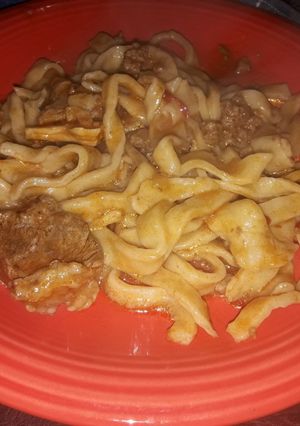 Una foto de Fideos caseros