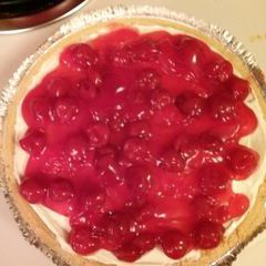 No bake cherry cheesecake A picture of No bake cherry cheesecake.