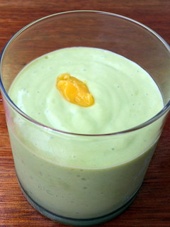 A picture of Avocado Smoothies With Lemon Curd.